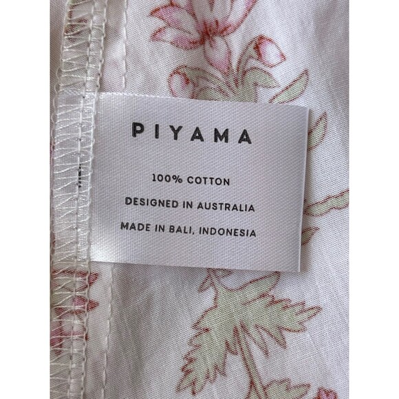 Piyama Nicolette Sleep Set Sz M Lotus Flower Babydoll Cotton Flirty Coquette NWT - Picture 12 of 16